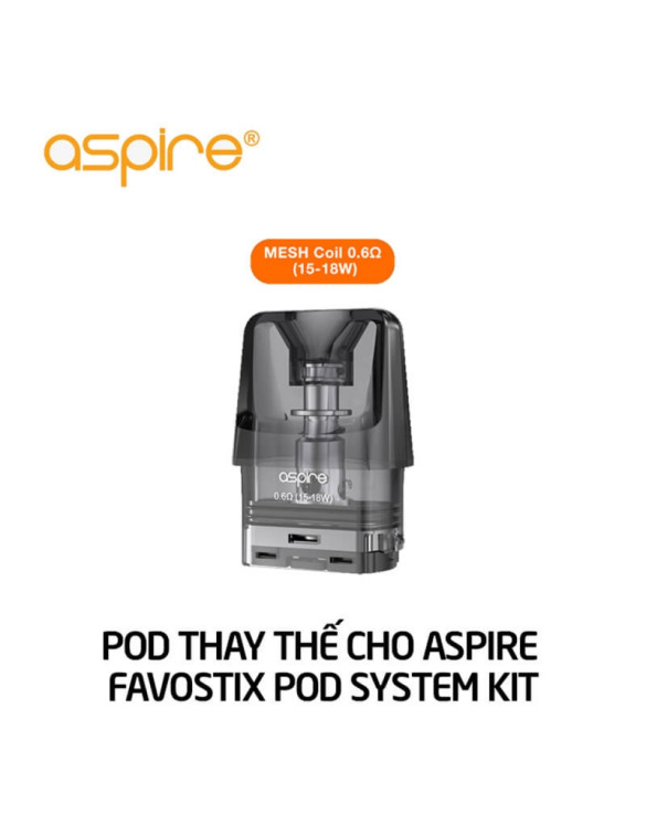 Pod Favostix 0.6Ω by Aspire (Pack 3c)